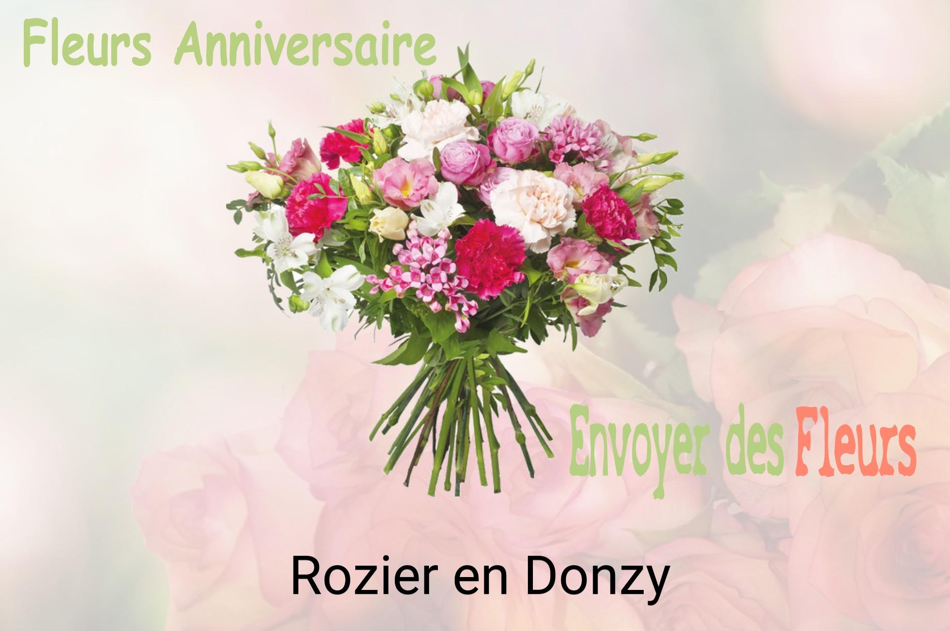 Bouquet de fleurs d’anniversaire livré à Rozier-en-Donzy