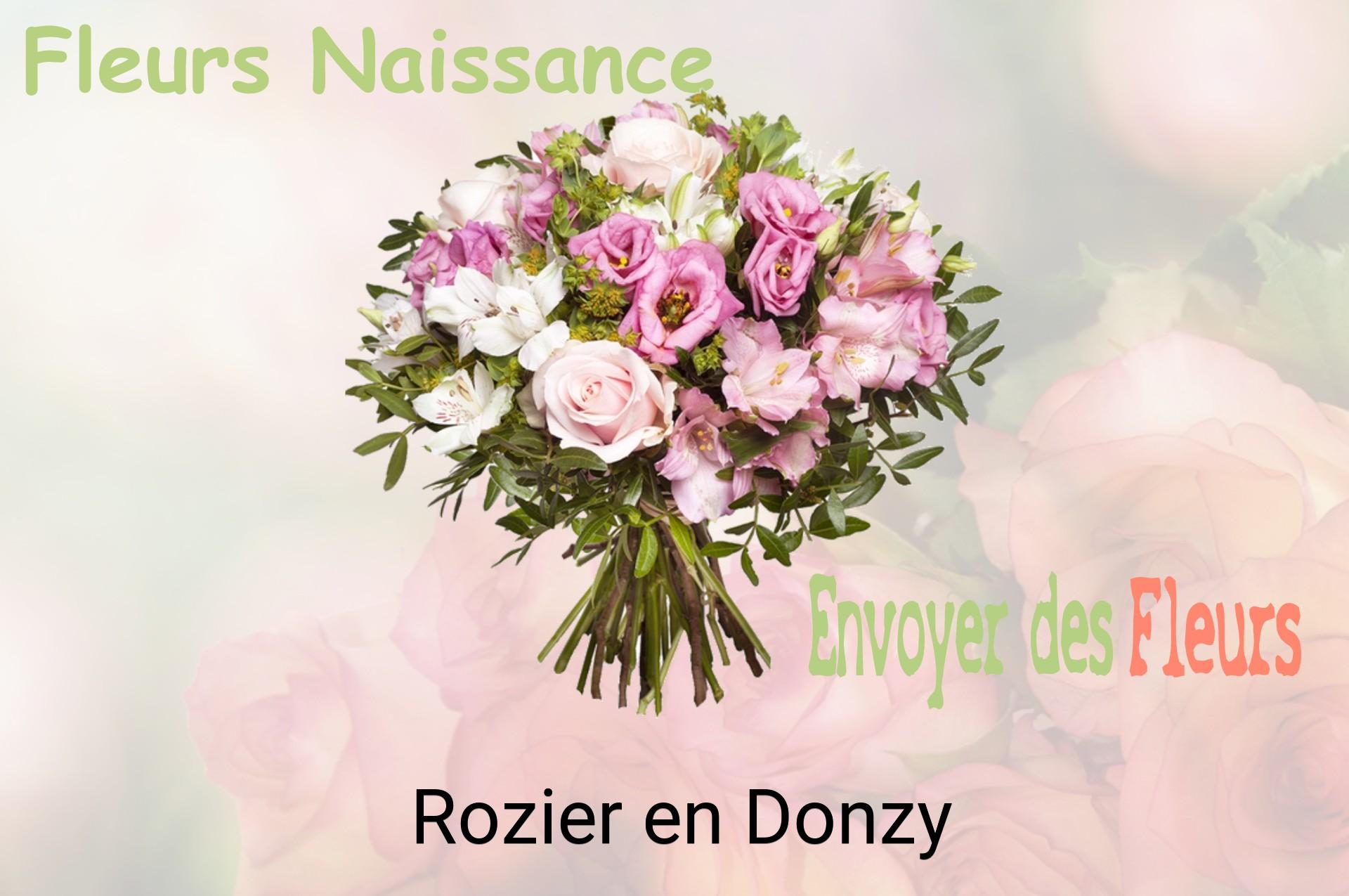 Bouquet de fleurs de naissance livré à Rozier-en-Donzy